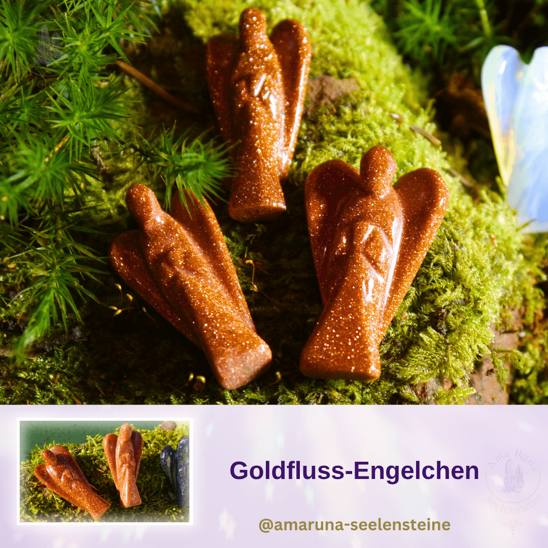 Goldfluss-Engel für Selbstannahme, Selbstvertrauen und innere Stabilität