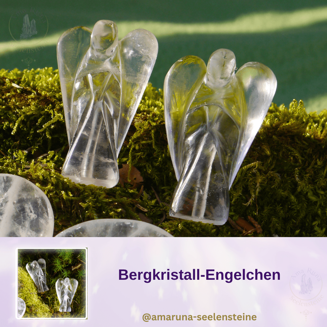 Bergkristall-Engel für mentale Klarheit, inneren Standpunkt und innere Festigkeit