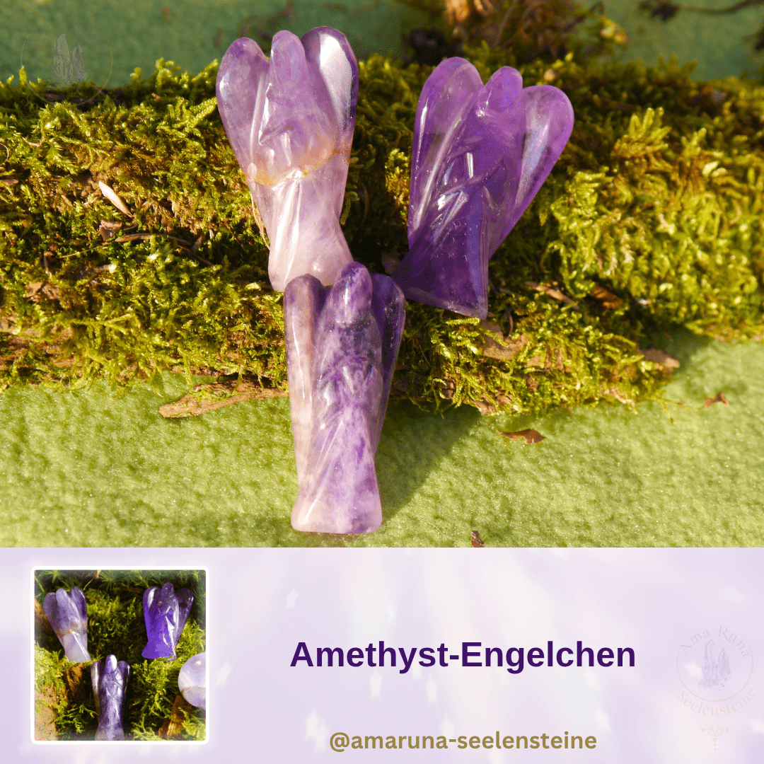 Amethyst-Engel für inneres Wachstum, Klarheit und Lösung alter Muster
