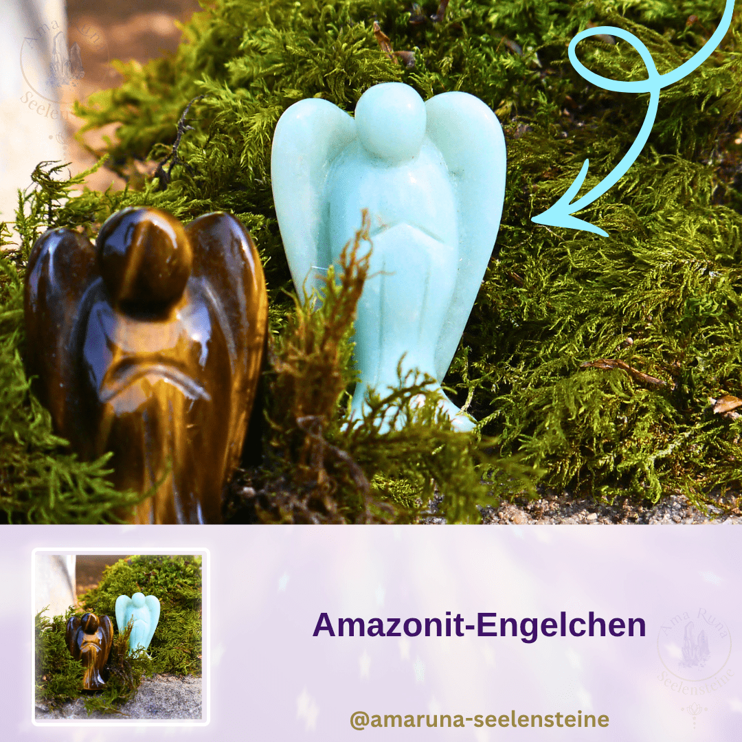 Amazonit-Engel für innere Ruhe, klare Kommunikation und Selbstvertrauen