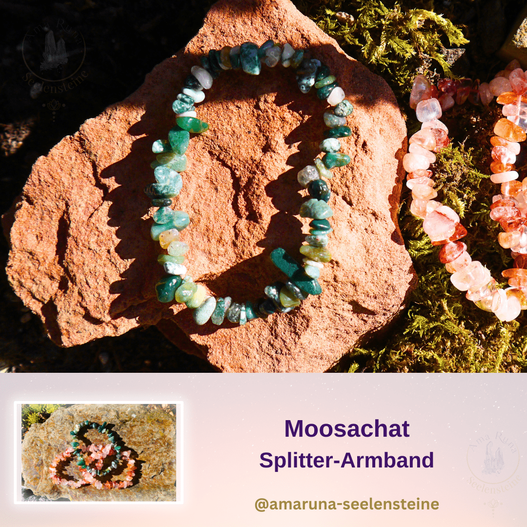 Moosachat Splitter-Armband