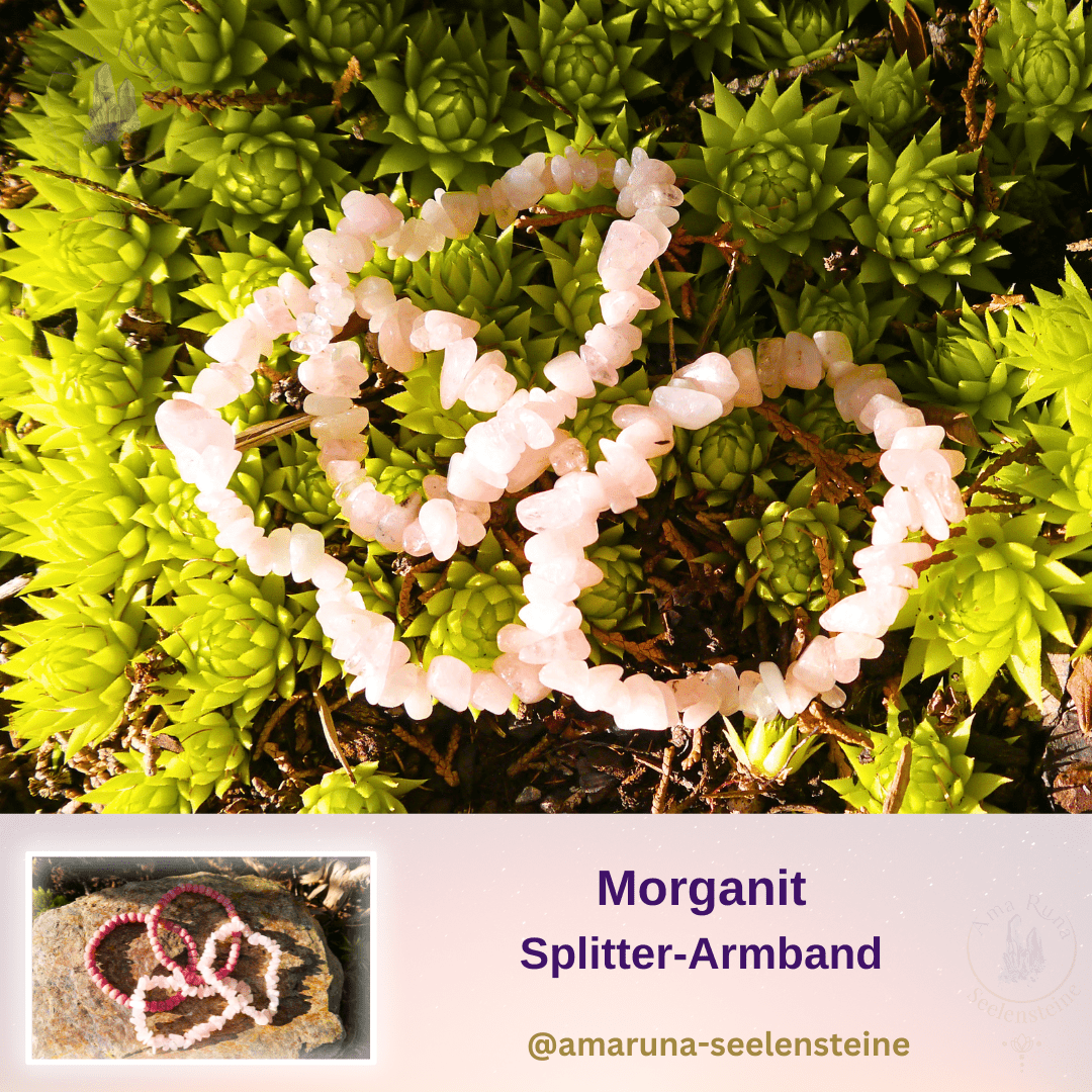 Morganit Splitter-Armband
